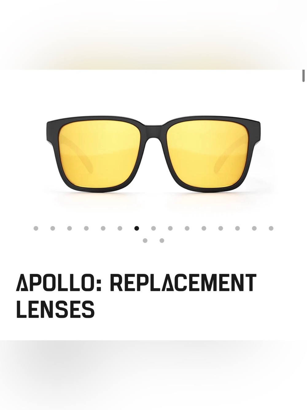 Heatwave Visual Apollo Replacement Lenses Gold Rush